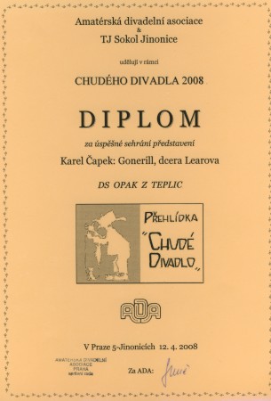 Gonerill - Chudé divadlo 2008